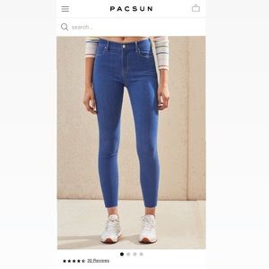 pacsun high-rise ankle jegging | size 28